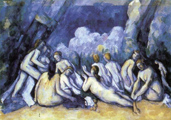 Paul Cezanne Les Grandes Baigneuses oil painting picture